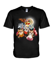 Chihuahuas gifts from Santa sweatshirt V-Neck T-Shirt tile