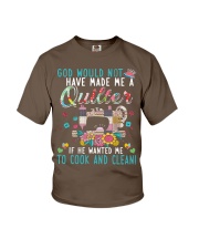 God made me a quilter Gift for you Youth T-Shirt tile