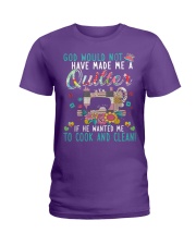 God made me a quilter Gift for you Ladies T-Shirt tile