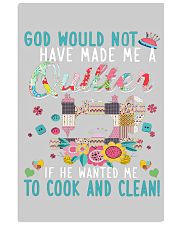 God made me a quilter Gift for you Vertical Poster tile