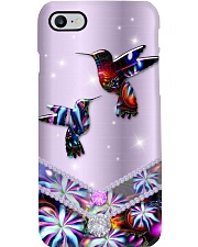 Hummingbird love phone case gift for bird lover Phone Case i-phone-8-case