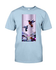 Hummingbird love phone case gift for bird lover Classic T-Shirt tile