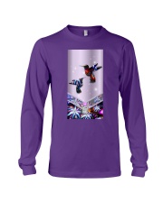 Hummingbird love phone case gift for bird lover Long Sleeve Tee tile