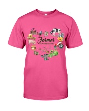 Farmer Work of heart Gift for you Classic T-Shirt tile