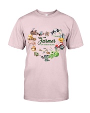 Farmer Work of heart Gift for you Premium Fit Mens Tee tile