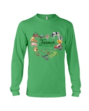 Farmer Work of heart Gift for you Long Sleeve Tee tile