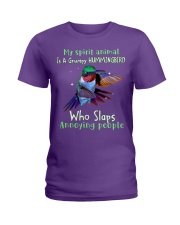 Hummingbird annoying people bird lovers Ladies T-Shirt tile