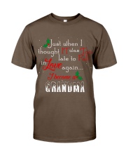 ln grandma just when personalized shirt Classic T-Shirt tile