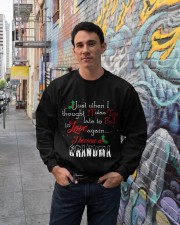 ln grandma just when personalized shirt Crewneck Sweatshirt lifestyle-unisex-sweatshirt-front-2