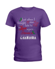 ln grandma just when personalized shirt Ladies T-Shirt tile