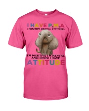 Elephant i have attitude elephant lovers Classic T-Shirt tile