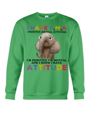 Elephant i have attitude elephant lovers Crewneck Sweatshirt tile