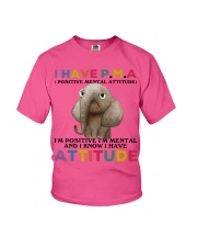 Elephant i have attitude elephant lovers Youth T-Shirt tile
