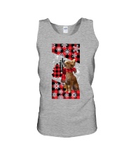 Chihuahua magical christmas dog lover Unisex Tank tile