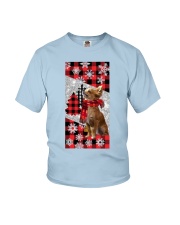 Chihuahua magical christmas dog lover Youth T-Shirt tile
