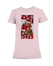 Chihuahua magical christmas dog lover Premium Fit Ladies Tee tile
