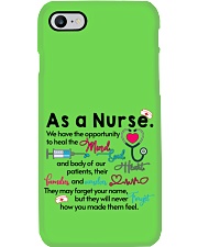Nurse they will never forget gift for you Phone Case tile
