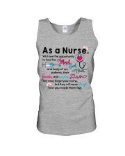 Nurse they will never forget gift for you Unisex Tank tile