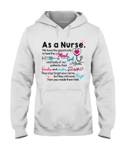 Nurse they will never forget gift for you Hooded Sweatshirt front