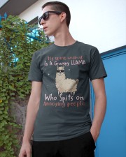 Llama annoying people for llama lovers cus Classic T-Shirt apparel-classic-tshirt-lifestyle-17