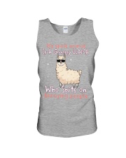Llama annoying people for llama lovers cus Unisex Tank tile