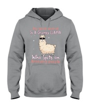 Llama annoying people for llama lovers cus Hooded Sweatshirt tile