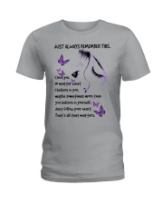 Butterfly just always remember insects bugs lover Ladies T-Shirt tile