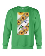 Hummingbird Lovely sunflowers Gift for you Crewneck Sweatshirt tile
