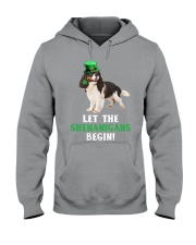Cavalier king let the shenanigans begins dog mom Hooded Sweatshirt tile