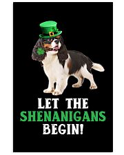 Cavalier king let the shenanigans begins dog mom Vertical Poster tile