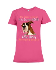 Boxer annoying people Premium Fit Ladies Tee tile