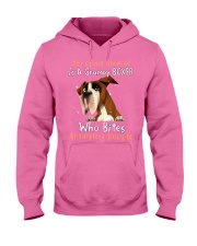 Boxer annoying people Hooded Sweatshirt tile