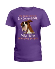 Boxer annoying people Ladies T-Shirt tile