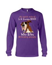 Boxer annoying people Long Sleeve Tee tile