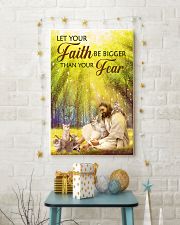 Cat Faith Be Bigger Than Fear 11x17 Poster lifestyle-holiday-poster-3