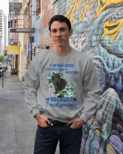 Black cat i need you cat lover cat mom Crewneck Sweatshirt lifestyle-unisex-sweatshirt-front-2