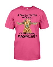 Goat approaching magnificent goat lovers Premium Fit Mens Tee tile