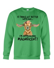 Goat approaching magnificent goat lovers Crewneck Sweatshirt tile