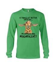 Goat approaching magnificent goat lovers Long Sleeve Tee tile