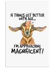 Goat approaching magnificent goat lovers Vertical Poster tile