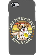Shih Tzu Kinda girl Gift for you Phone Case tile