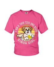 Shih Tzu Kinda girl Gift for you Youth T-Shirt tile