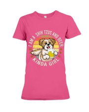Shih Tzu Kinda girl Gift for you Premium Fit Ladies Tee tile