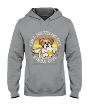 Shih Tzu Kinda girl Gift for you Hooded Sweatshirt tile