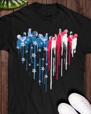 Chicken freedom colors chicken lovers Classic T-Shirt apparel-classic-tshirt-lifestyle-front-160
