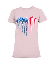 Chicken freedom colors chicken lovers Premium Fit Ladies Tee tile