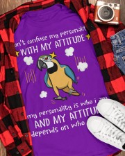 Blue and Gold Macaw dont confuse Classic T-Shirt apparel-classic-tshirt-lifestyle-front-163