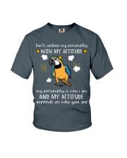 Blue and Gold Macaw dont confuse Youth T-Shirt tile