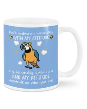 Blue and Gold Macaw dont confuse Mugs tile
