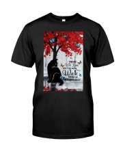 Cat they walk beside us Classic T-Shirt tile